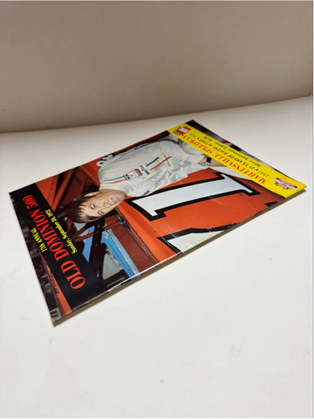 Vintage 1972 Old Dominion 500 Martinsville Speedway Racing Program